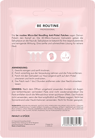 Anti Pickel Patches Micro Gel Needling BE ROUTINE