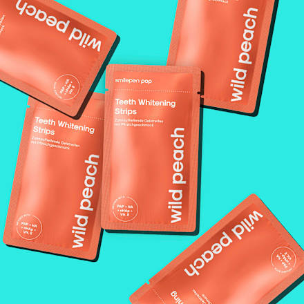 Bleaching Teeth Whitening Strips Wild Peach smilepen pop