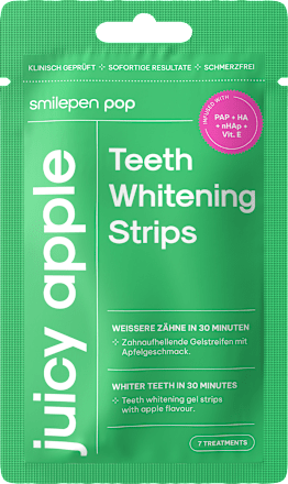 Bleaching Teeth Whitening Strips Juicy Apple smilepen pop