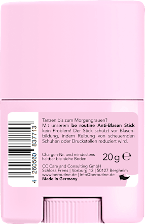 Anti Blasen Stick mit Sheabutter & Kokosöl BE ROUTINE