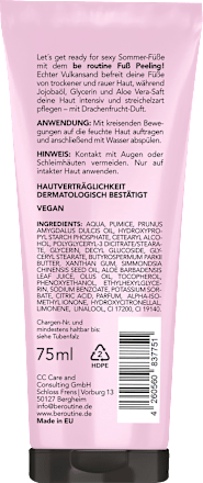 Fußpeeling Lavagestein mit Jojobaöl & Glycerin BE ROUTINE