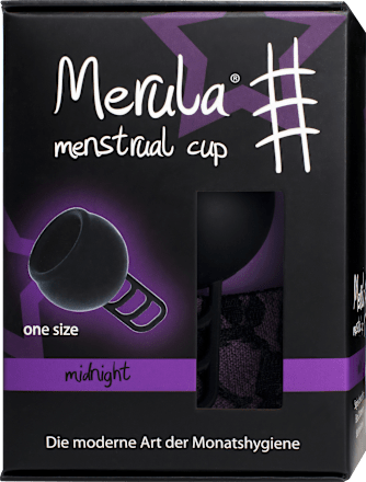 Menstruationstasse schwarz Merula