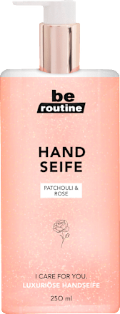 Flüssigseife Patchouli & Rose "I care for you" BE ROUTINE