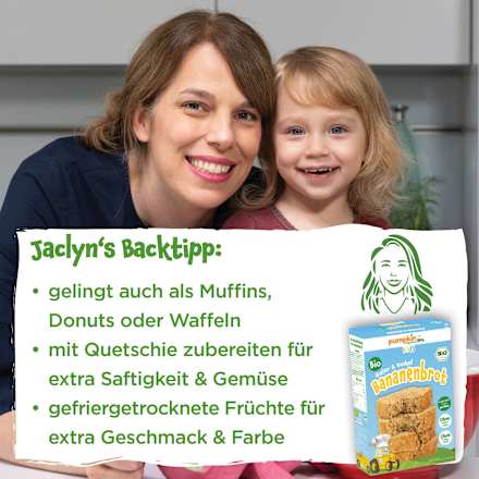Backmischung Bananenbrot Hafer & Dinkel, ab 3 Jahren  pumpkin organics