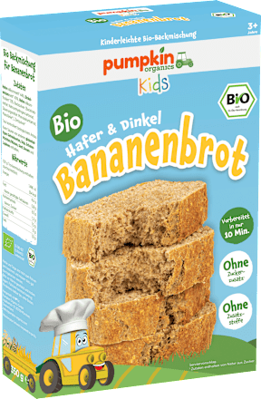 Backmischung Bananenbrot Hafer & Dinkel, ab 3 Jahren  pumpkin organics