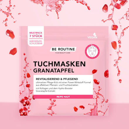 Tuchmasken Granatapfel Multipack BE ROUTINE
