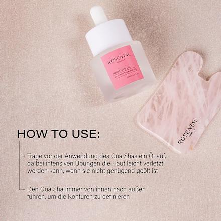 Gua Sha Stein Rosenquarz Rosental Organics
