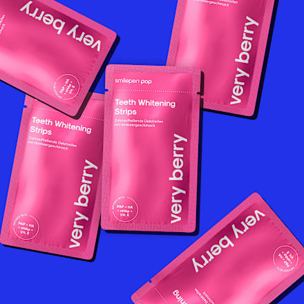 Bleaching Teeth Whitening Strips Very Berry smilepen pop