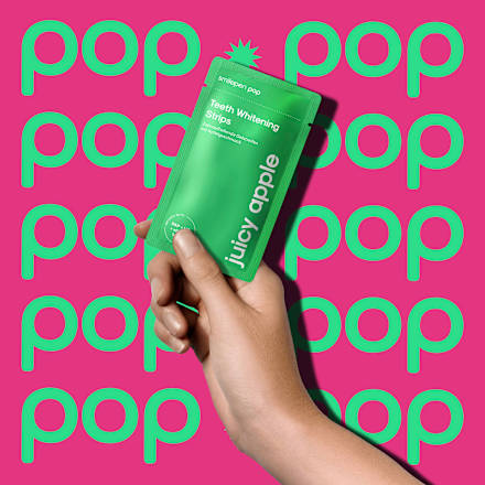 Bleaching Teeth Whitening Strips Juicy Apple smilepen pop