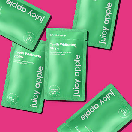 Bleaching Teeth Whitening Strips Juicy Apple smilepen pop