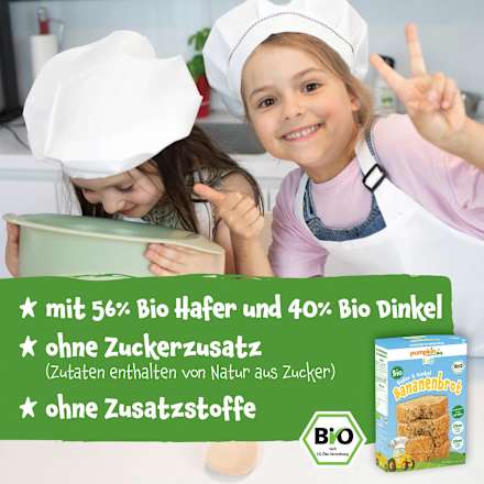 Backmischung Bananenbrot Hafer & Dinkel, ab 3 Jahren  pumpkin organics