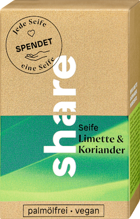 Stückseife Limette & Koriander share