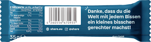 Nussriegel mit Schoko & Meersalz share