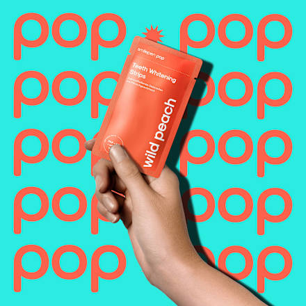 Bleaching Teeth Whitening Strips Wild Peach smilepen pop