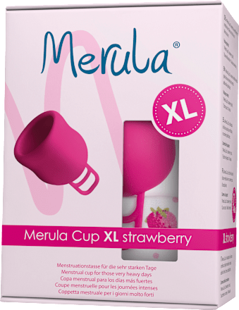 Menstruationstasse pink Gr. XL Merula