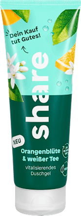 vitalisierendes Duschgel Orangenblüte & weißer Tee share