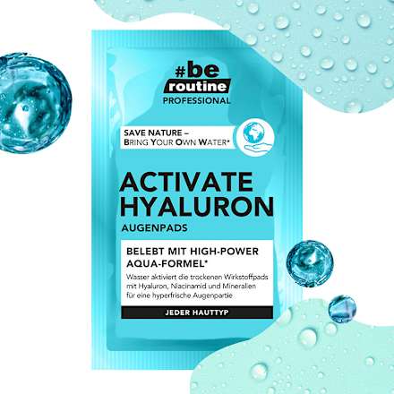 Augenpads Activate Hyaluron (1 Paar) BE ROUTINE