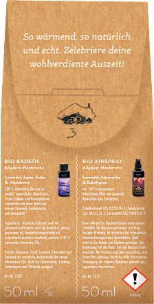 Geschenkset Weihnachten "Winter Wellness" 2tlg AllgäuQuelle