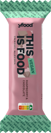 Proteinriegel Vegan Raspberry & Chocolate yfood