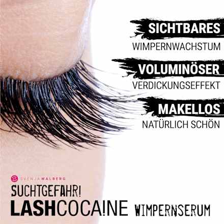 Wimpernserum Lashcocaine Svenja Walberg