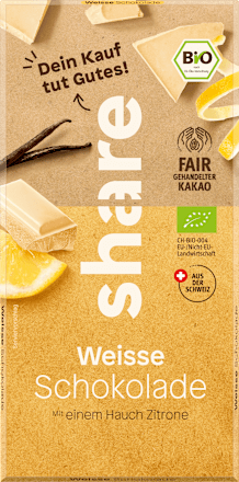 Weisse Schokolade share