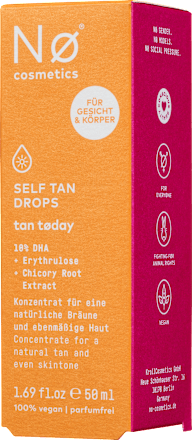 Selbstbräuner Konzentrat, self tan drops Nø Cosmetics