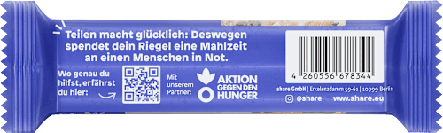 Nussriegel mit Schoko & Heidelbeere share