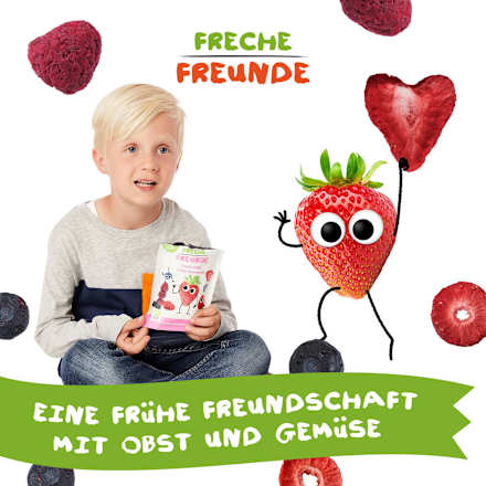 Kindersnack Fruchtchips Roter Beerenmix ab 3 Jahren Freche Freunde