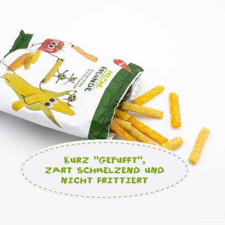 Kindersnack Knusper-Sticks Dreierlei Gemüse ab 1 Jahr Freche Freunde