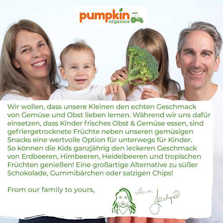 Kindersnack Fruchtchips Beerenmix, ab 3 Jahren pumpkin organics