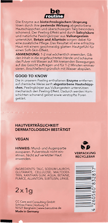 Enzym Peeling Pulver BE ROUTINE