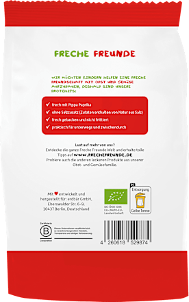 Kindersnack Brotchips Paprika Freche Freunde