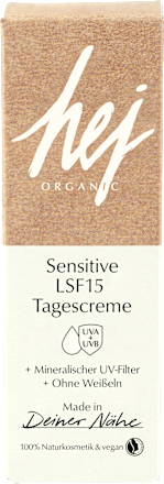 Gesichtscreme Sensitive LSF 15 hej ORGANIC