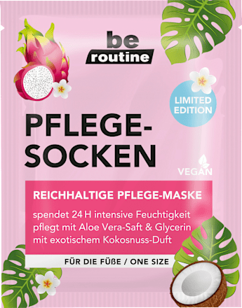 Fußmaske Socken mit Aloe Vera & Glycerin (1 Paar) BE ROUTINE