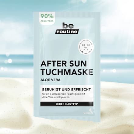 After Sun Tuchmaske mit Aloe Vera  BE ROUTINE
