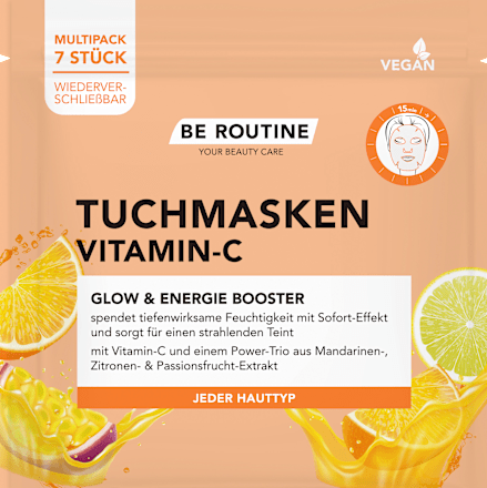 Tuchmasken Vitamin-C Multipack BE ROUTINE