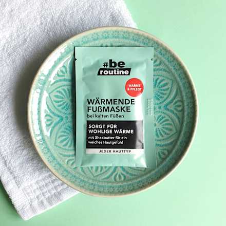wärmende Fußmaske  BE ROUTINE