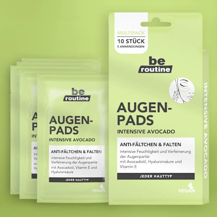 Augenpads Avocado (5 Paar) BE ROUTINE