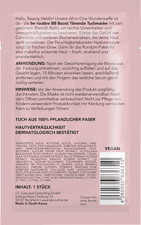 Tuchmaske BB Boost   BE ROUTINE