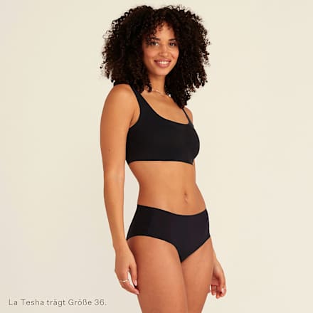 Periodenunterwäsche Hipster Seamless Schwarz, Gr. 42 ooia