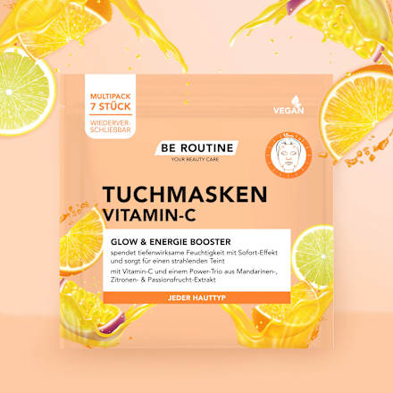 Tuchmasken Vitamin-C Multipack BE ROUTINE