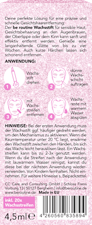 Wachsstift Augenbrauen & Oberlippe, sensitive BE ROUTINE