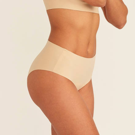 Periodenunterwäsche Hipster Seamless Beige, Gr. 44-46 ooia