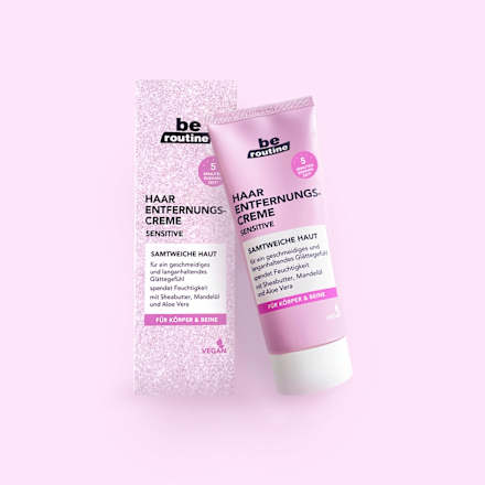 Haarentfernungscreme, sensitive BE ROUTINE