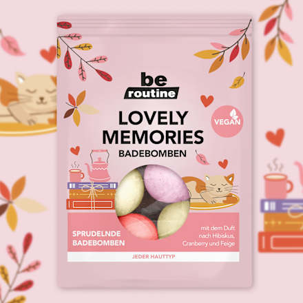 koupelové bomby Lovely Memories  BE ROUTINE