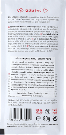 Sól do kąpieli Cherry Pops bilou