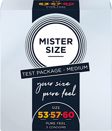Pure Feel Kondome Test Package Medium MISTER SIZE