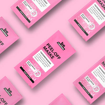 Gesichtsmaske peel off Glitzer BE ROUTINE