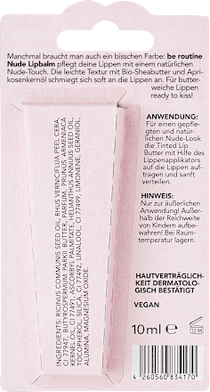 Lippenpflege Tinted Lip Butter (Nude) BE ROUTINE