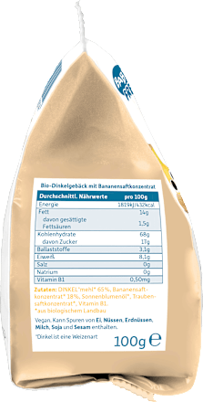 Babykekse Dinkel & Banane, ab dem 8. Monat Freche Freunde